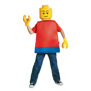 Child's Boys Deluxe Iconic LEGO® Skeleton Minifigure Costume 